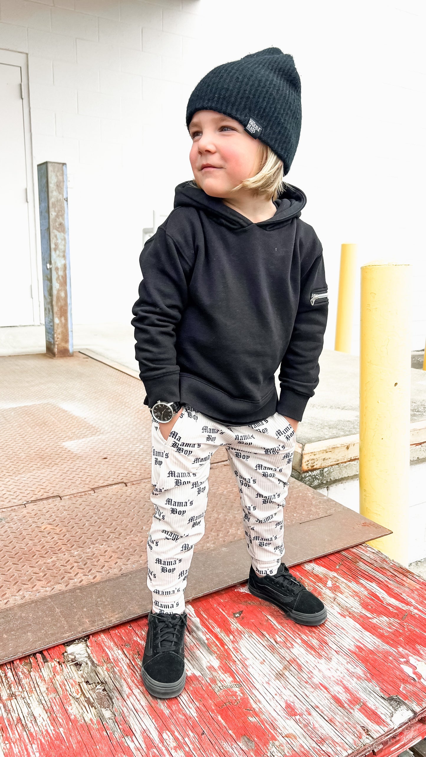Mama's Boy Ribbed Joggers