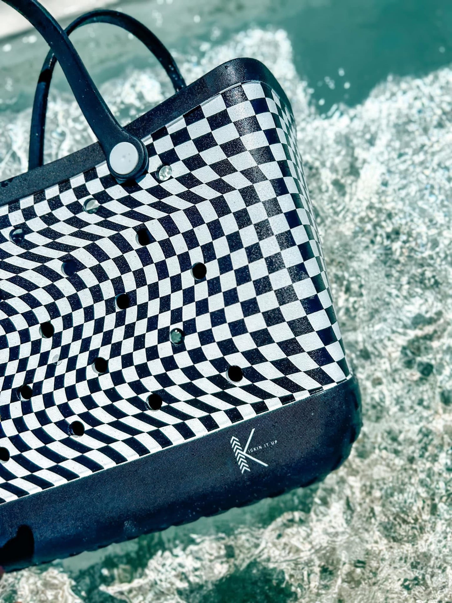 Black Checkered bag