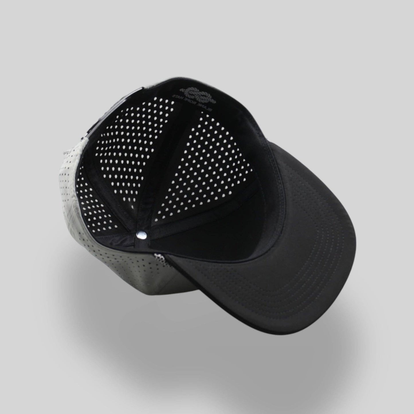 Perforated Structured Gray-Black / Gray-Black Rope