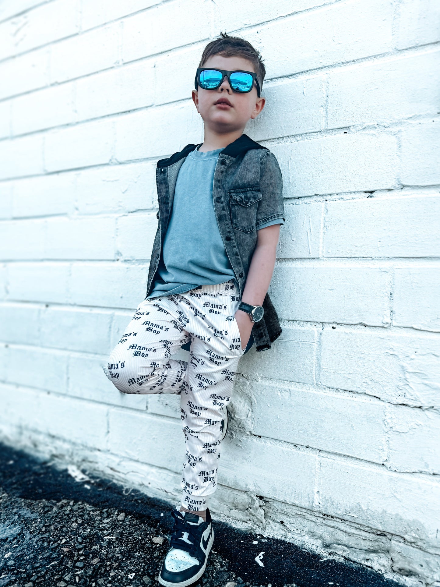 Mama's Boy Ribbed Joggers