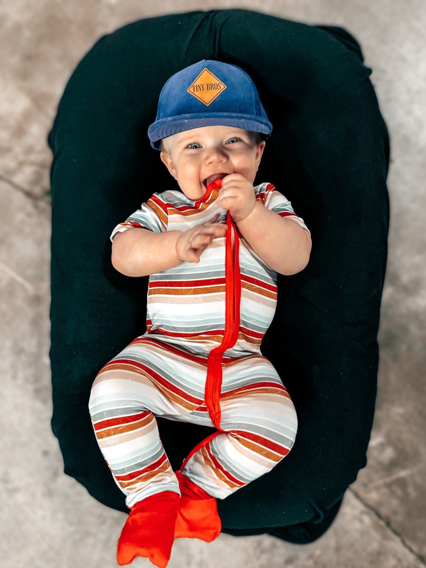 Striped Bamboo Zippie