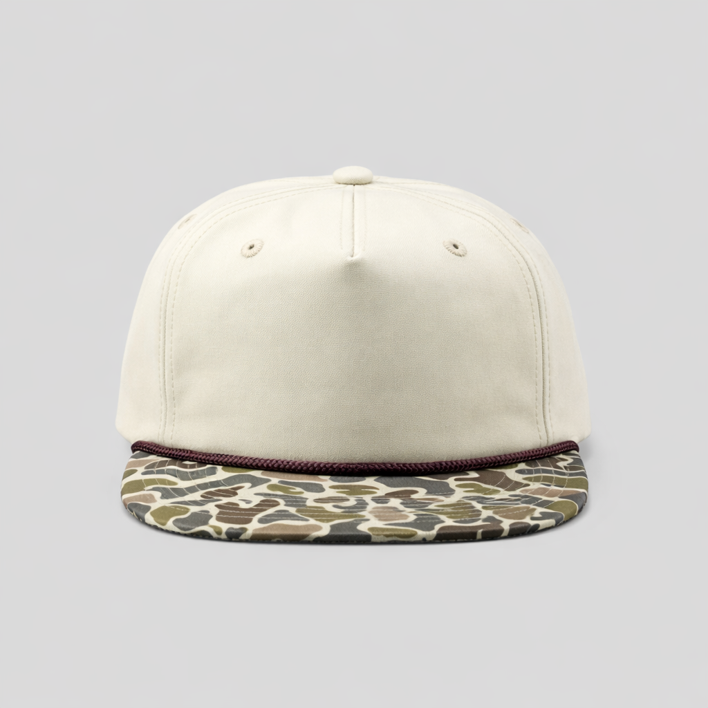 Khaki-Bayou Breakup Camo / Brown Rope