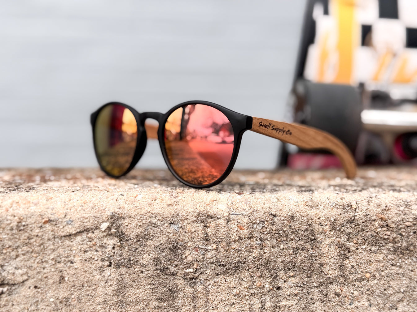 Malibu sunset bamboo sunnies