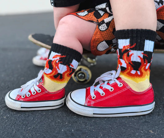 Flame socks