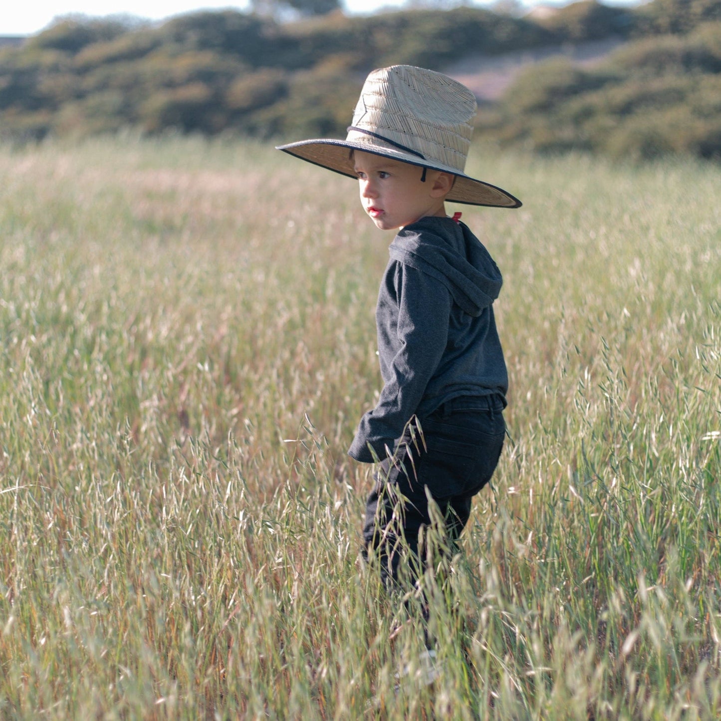 Kids Straw Lifeguard Hat