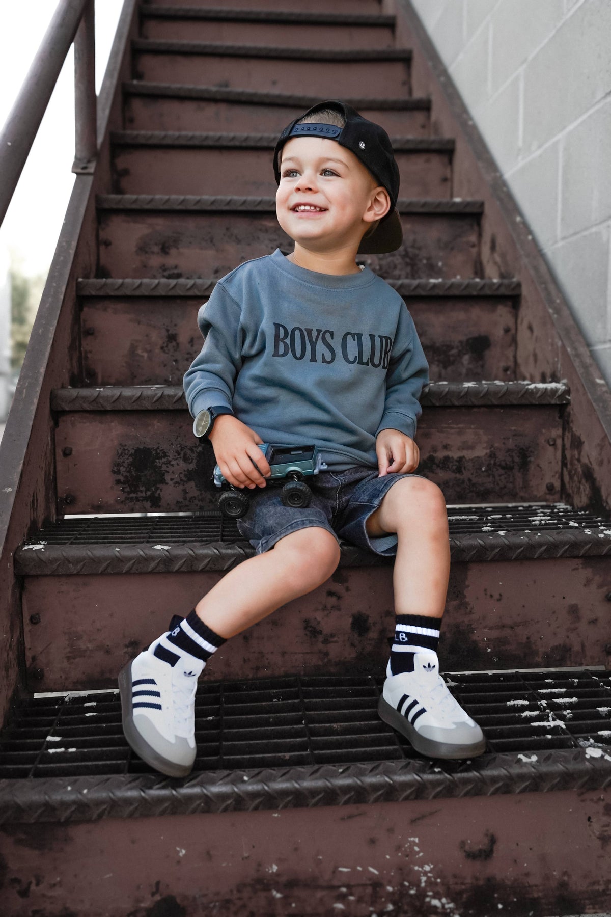 Boys Club | Kids Fall Sweatshirt: Blue / 2/3