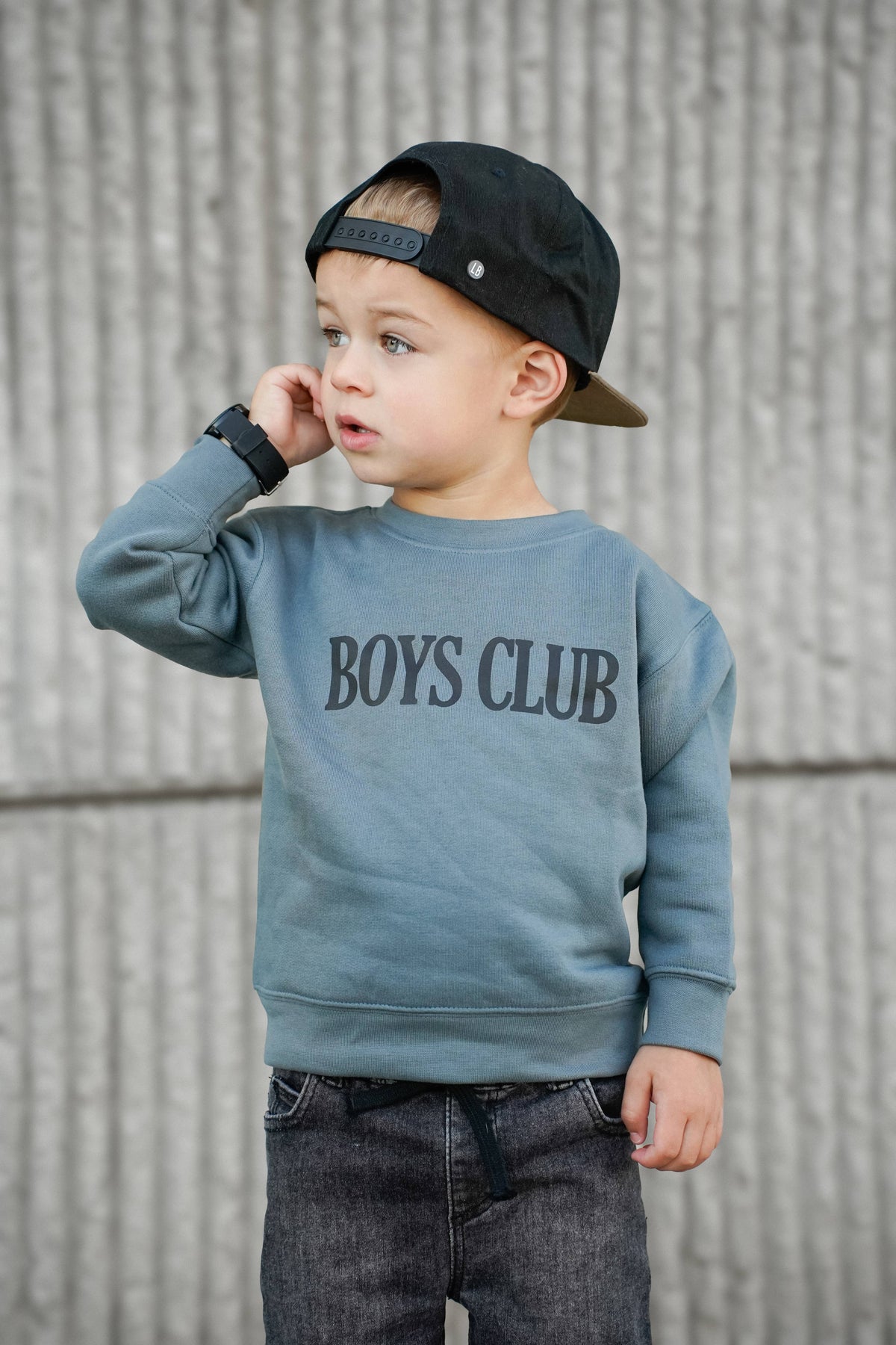 Boys Club | Kids Fall Sweatshirt: Blue / 4/5
