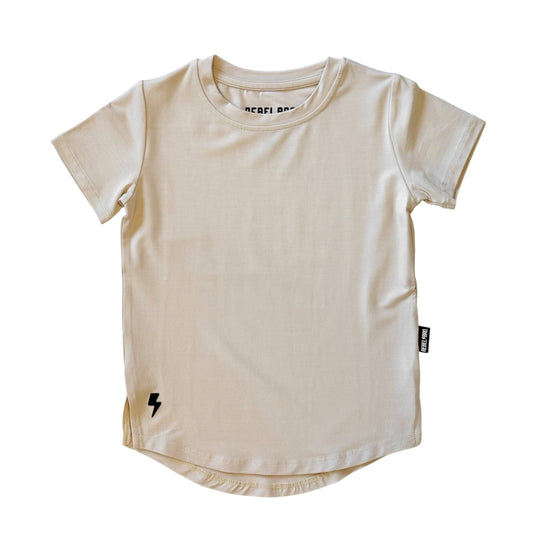 Everyday Bamboo Tee in Greige: