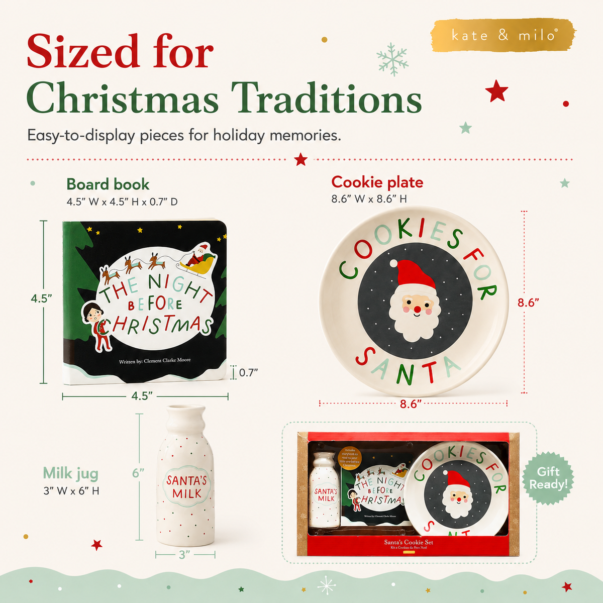 Cookies for Santa Gift Set with Christmas Board Book