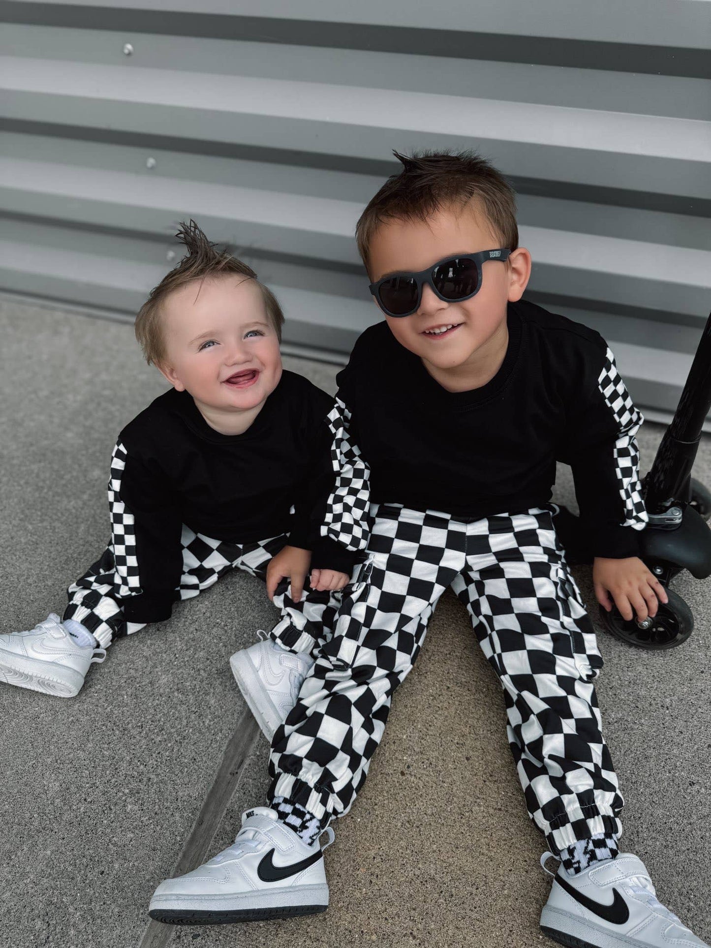 SD CHECKERED • CARGO SWEATPANTS 2.0: 3T