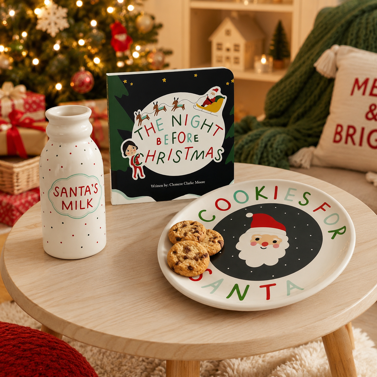 Cookies for Santa Gift Set with Christmas Board Book