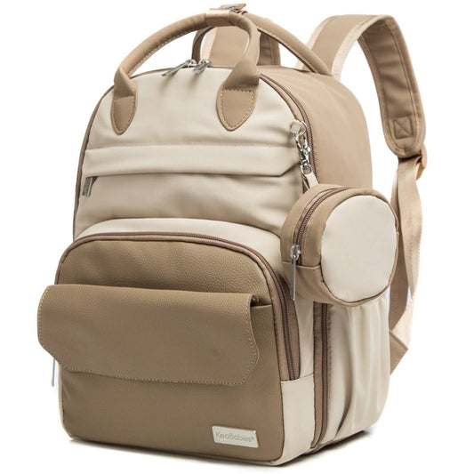 Play Diaper Bag Backpack, Baby Bag with Changing Pad: Latte