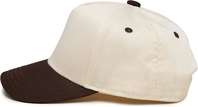 Kids/Baby Two Tone Vintage Cap Brown/Beige: