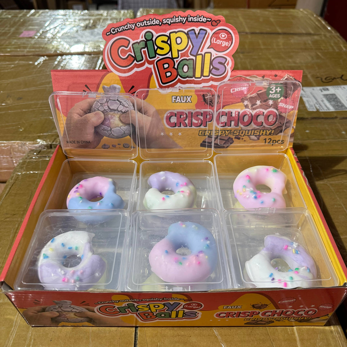 Crispy Crackling Notched Donut Toy | BR001