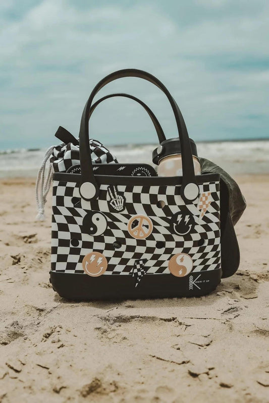 Black Checkered bag