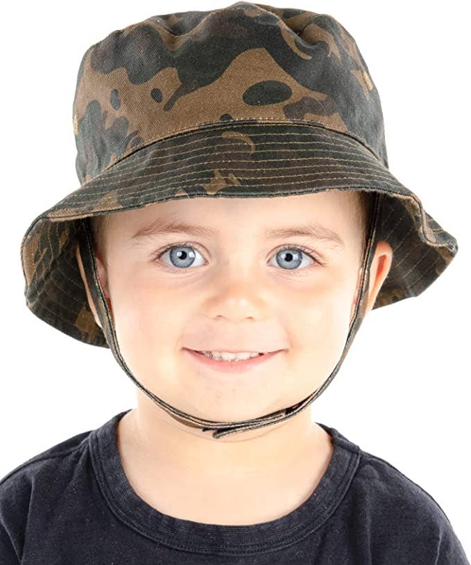 Toddler Bucket Hat - Green Camo (1-4 years)