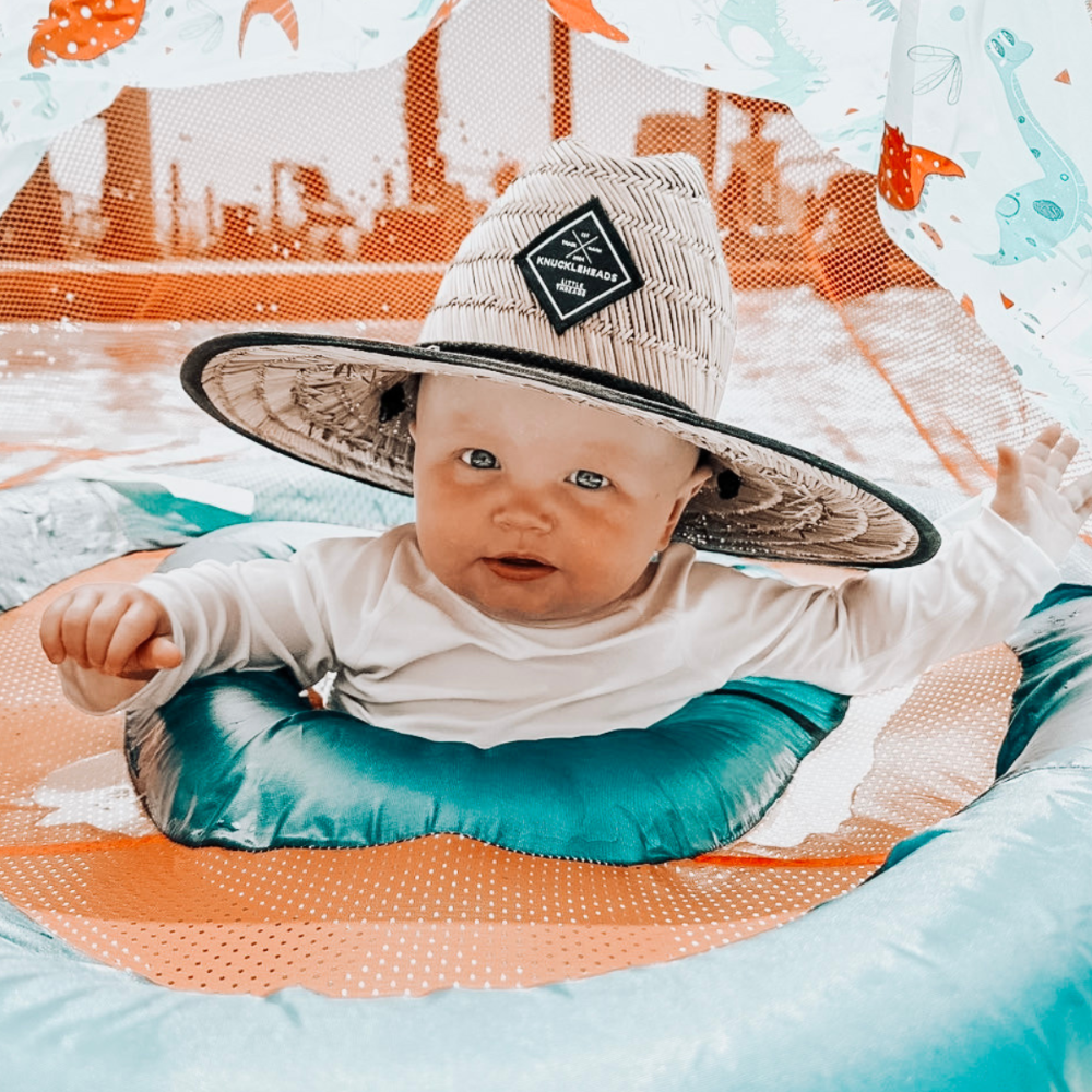 Kids Straw Lifeguard Hat