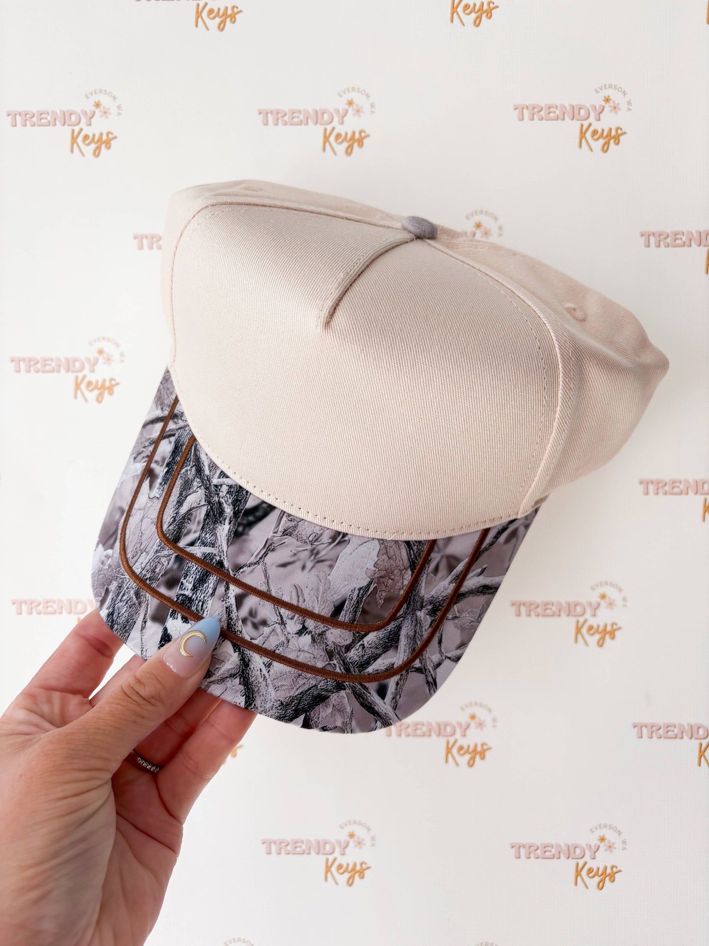 Double Stitched Canvas Front Ball Cap - TK Original Designs: Groovy Patchwork