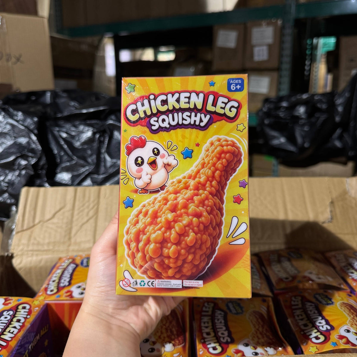 JUMBO Fried Chicken Drum Stick Squishy 6pc | A015