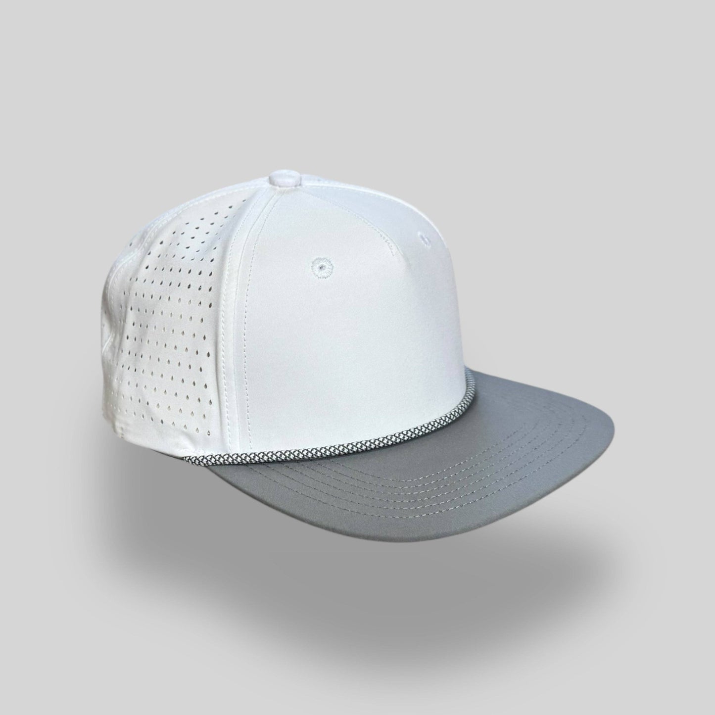 Perforated Structured White-Grey / White-Grey Rope