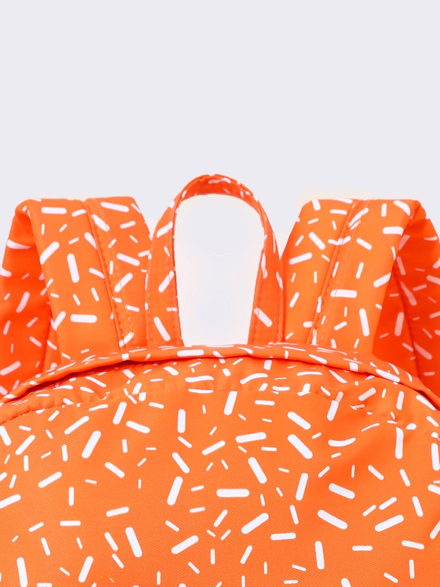 Orange Ice Cream Drip Kids Book Backpack