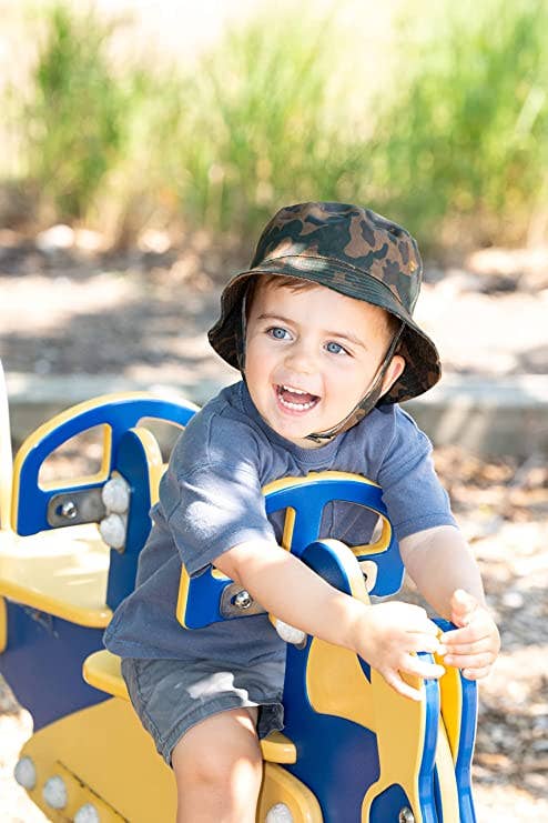 Toddler Bucket Hat - Green Camo (1-4 years)