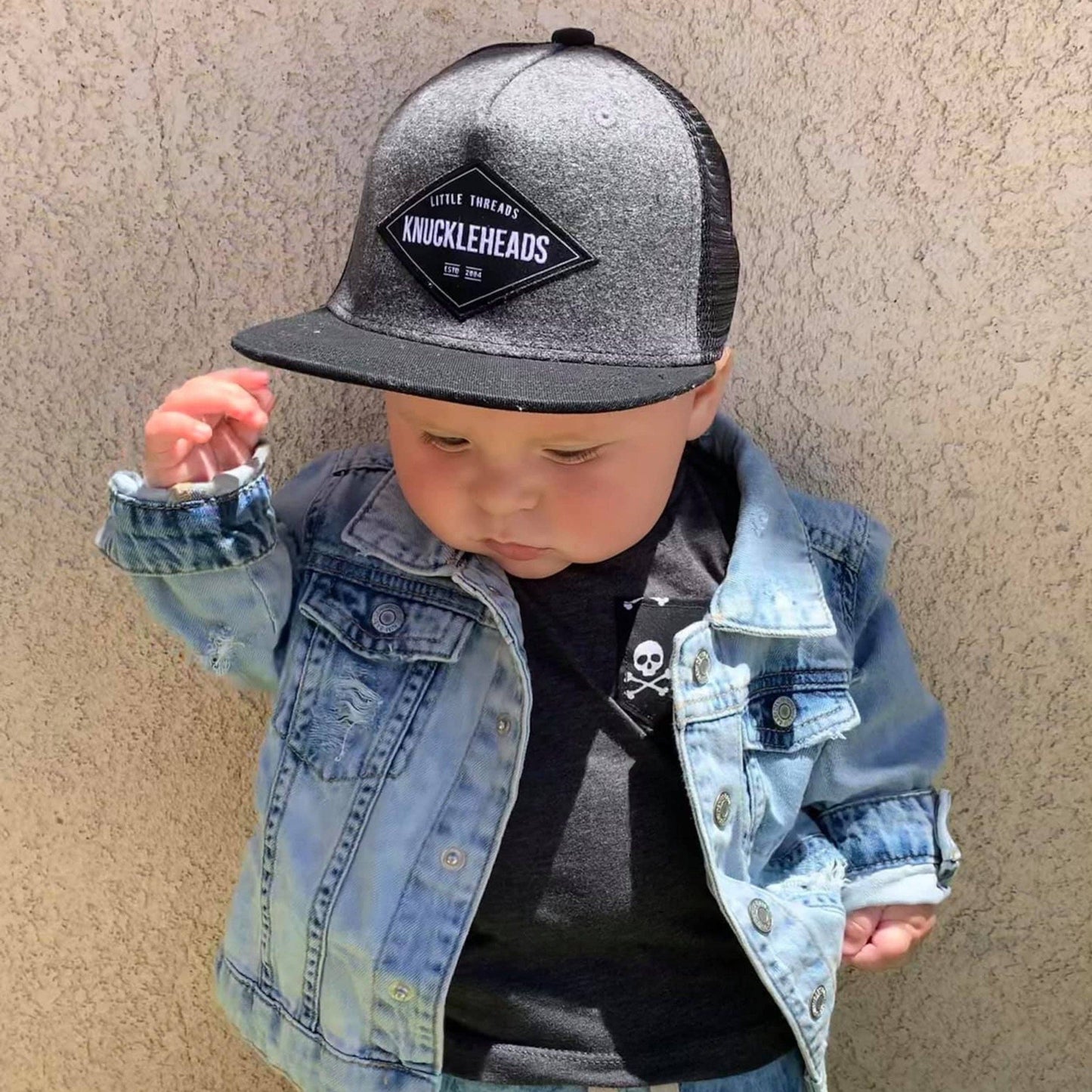 Baby Hats | Jaxon Snapback Hat for Infant: Grey / XS (6-12 months)