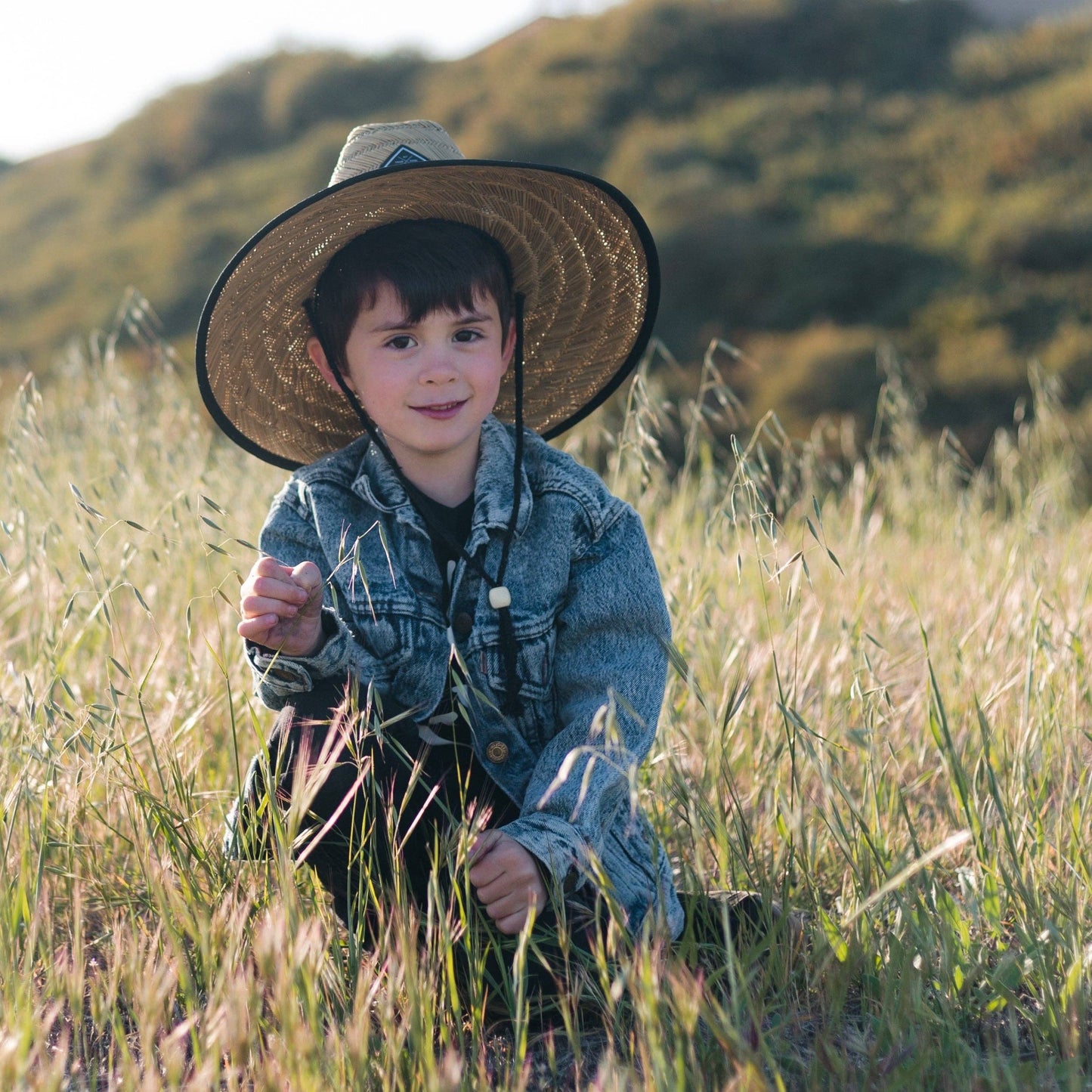 Kids Straw Lifeguard Hat