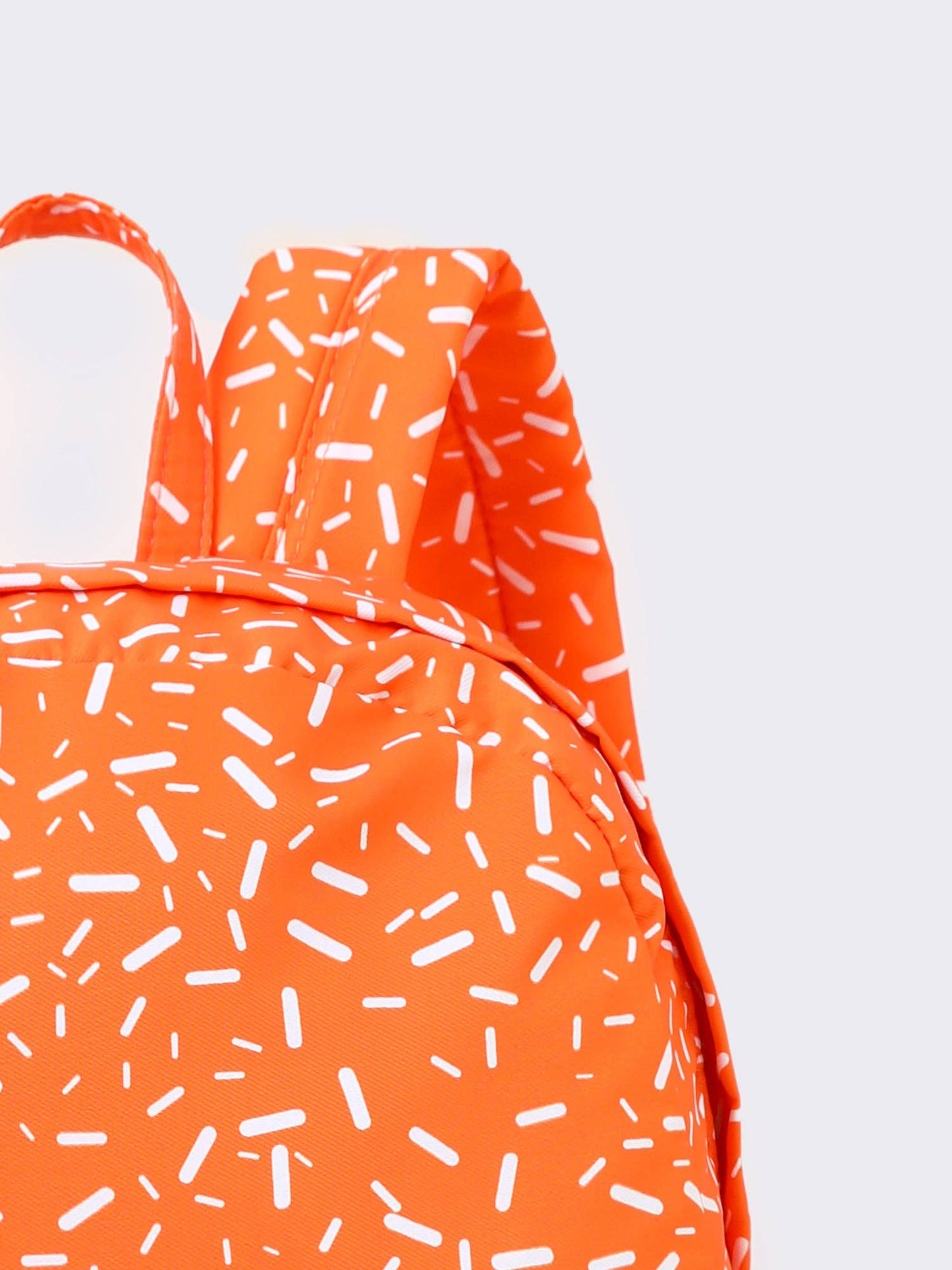 Orange Ice Cream Drip Kids Book Backpack