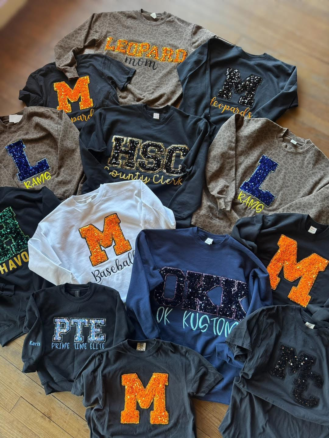 Varsity Custom Sequins