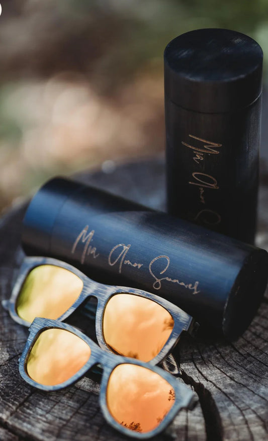 Smokey Blaze Bamboo Sunnies