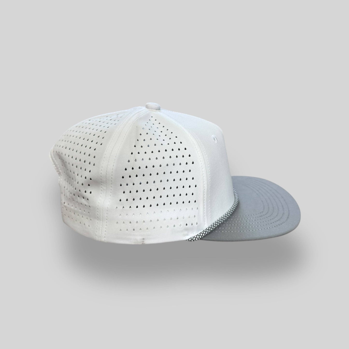Perforated Structured White-Grey / White-Grey Rope