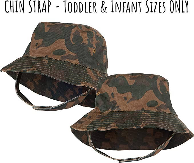 Toddler Bucket Hat - Green Camo (1-4 years)