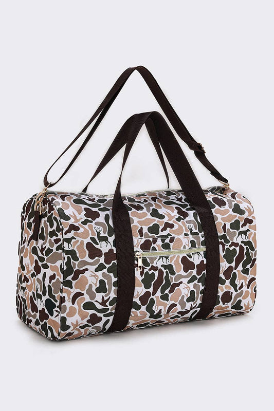 Deer Hunting Camouflage Canvas Duffle Bags