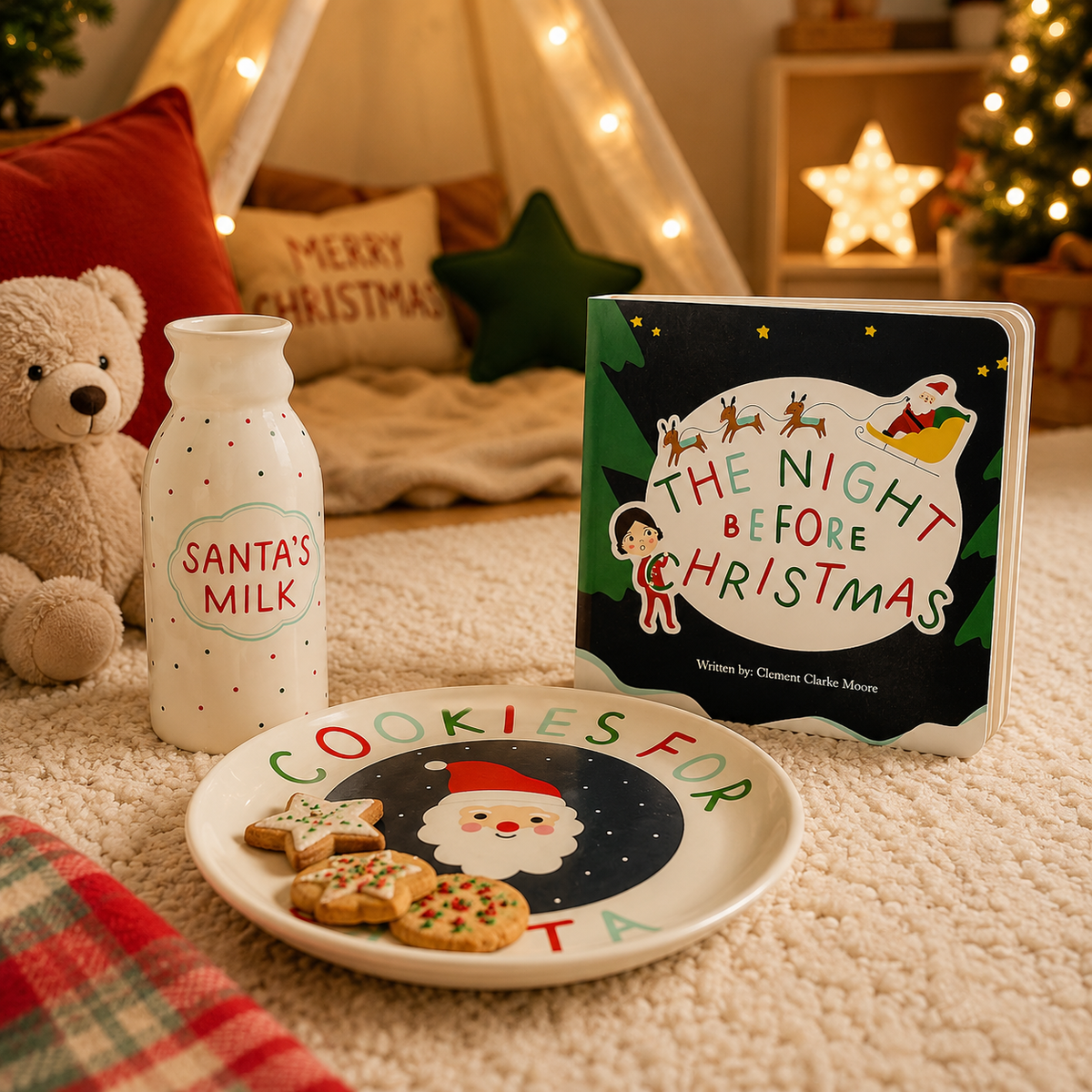 Cookies for Santa Gift Set with Christmas Board Book