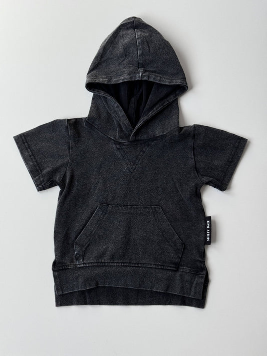 GRAPHITE ACID • HOODED TOP: