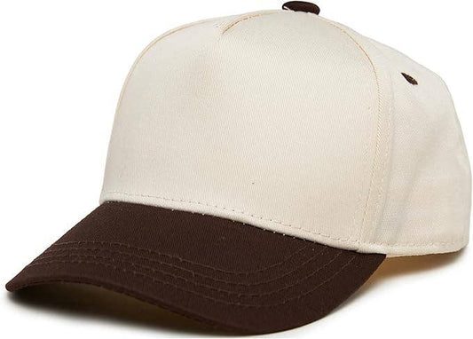 Kids/Baby Two Tone Vintage Cap Brown/Beige: