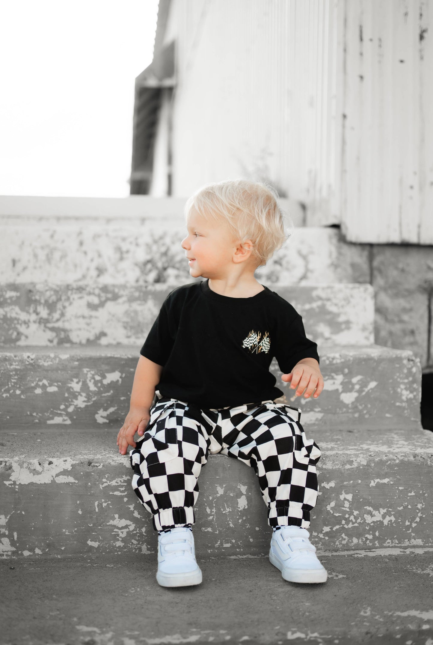SD CHECKERED • CARGO SWEATPANTS 2.0: 2T
