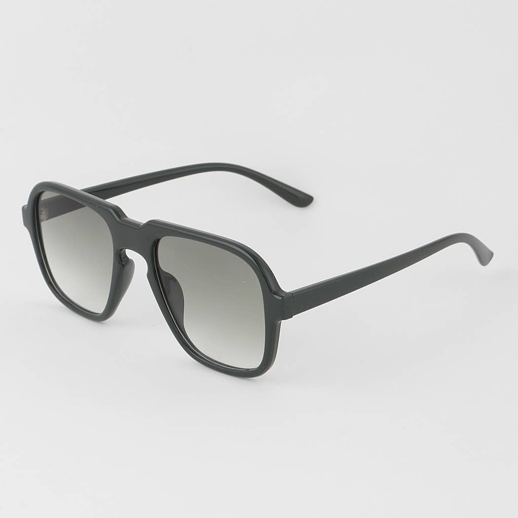 Minimal Tinted Square Sunglasses: MIX
