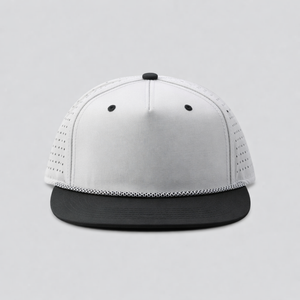 Perforated Structured Gray-Black / Gray-Black Rope